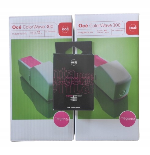 2 x Atrament hlavica Oce Colorwave 300 Magenta combipack