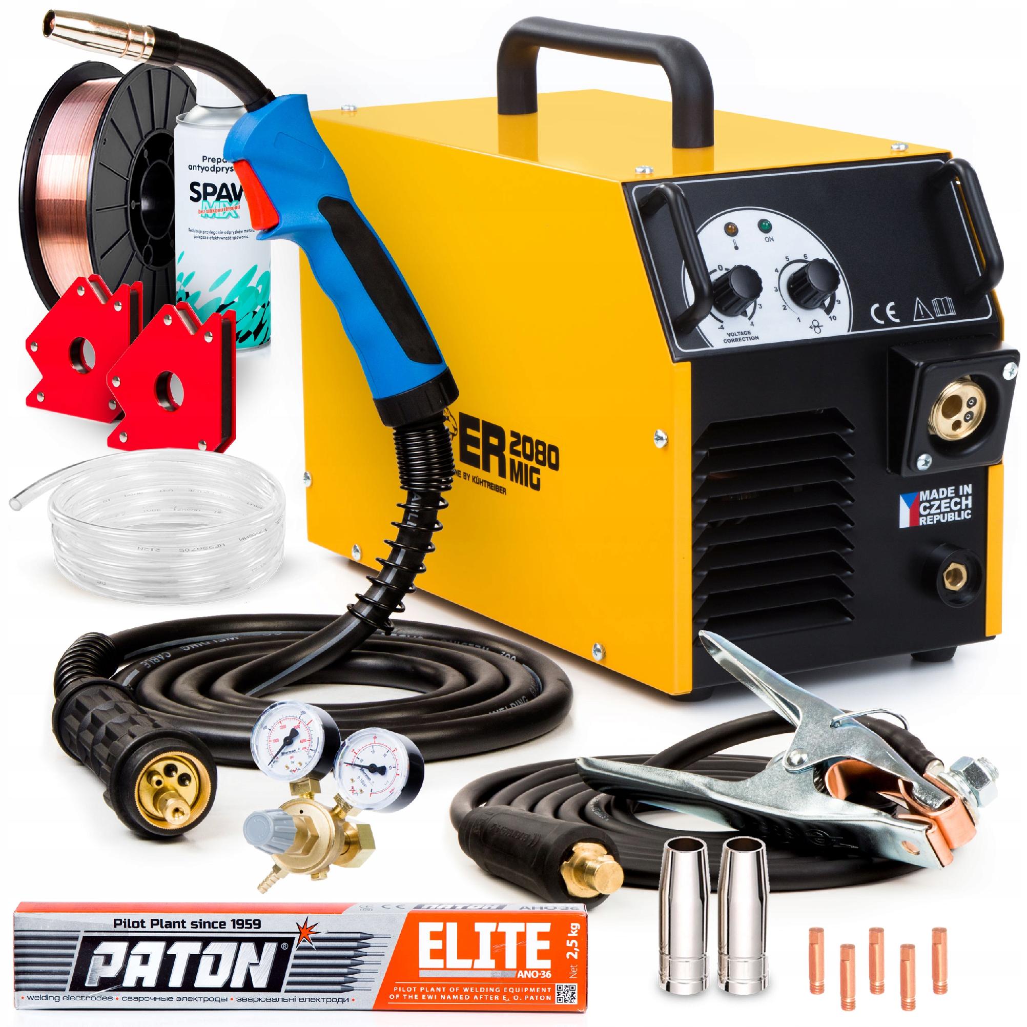 Invertorová Svářečka Migomat Tiger Mig 2080 Flux 230V 190A Flux