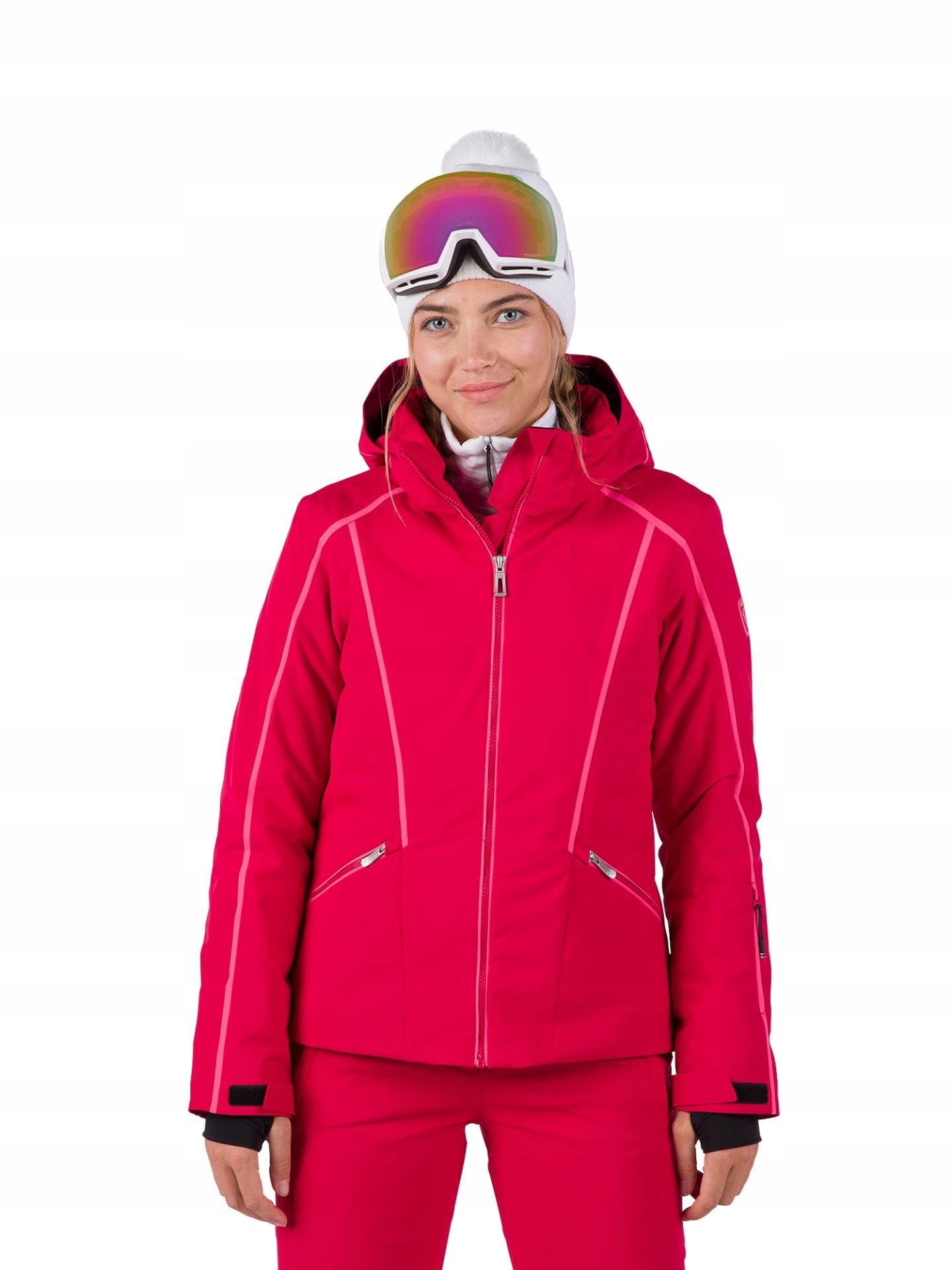 Kurtka narciarska Rossignol W Flat czerwona S