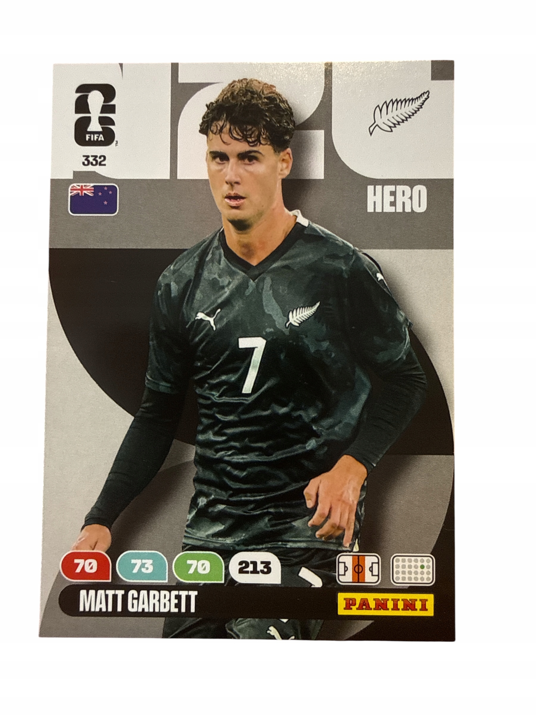 Fifa World Cup America 2026 Panini New Zealand 332 Garbett