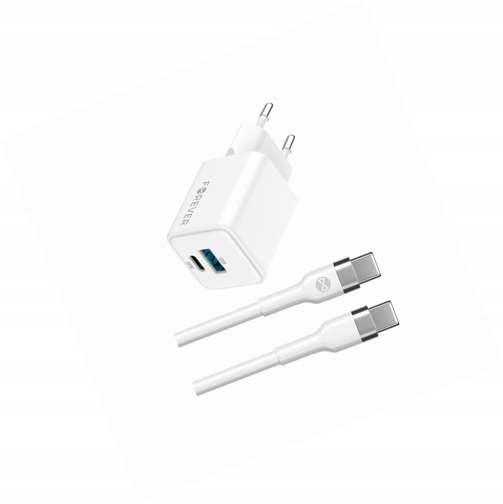 Szybka ładowarka GaN 30W Usb i Usb-c z kablem do Xiaomi Poco X3 Pro