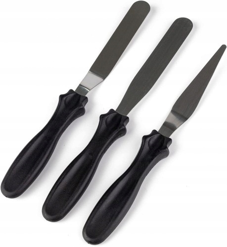 SZPATUŁKA CUKIERNICZA DO CIASTA TORTU ŁOPATKA KOMPLET SZPATUŁEK SZPATUŁKI 3