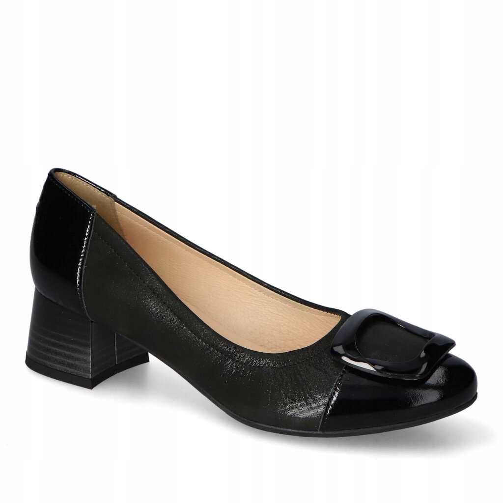 Boty Arka BI6631/2677+1974+2716 Černý semiš+lak 38