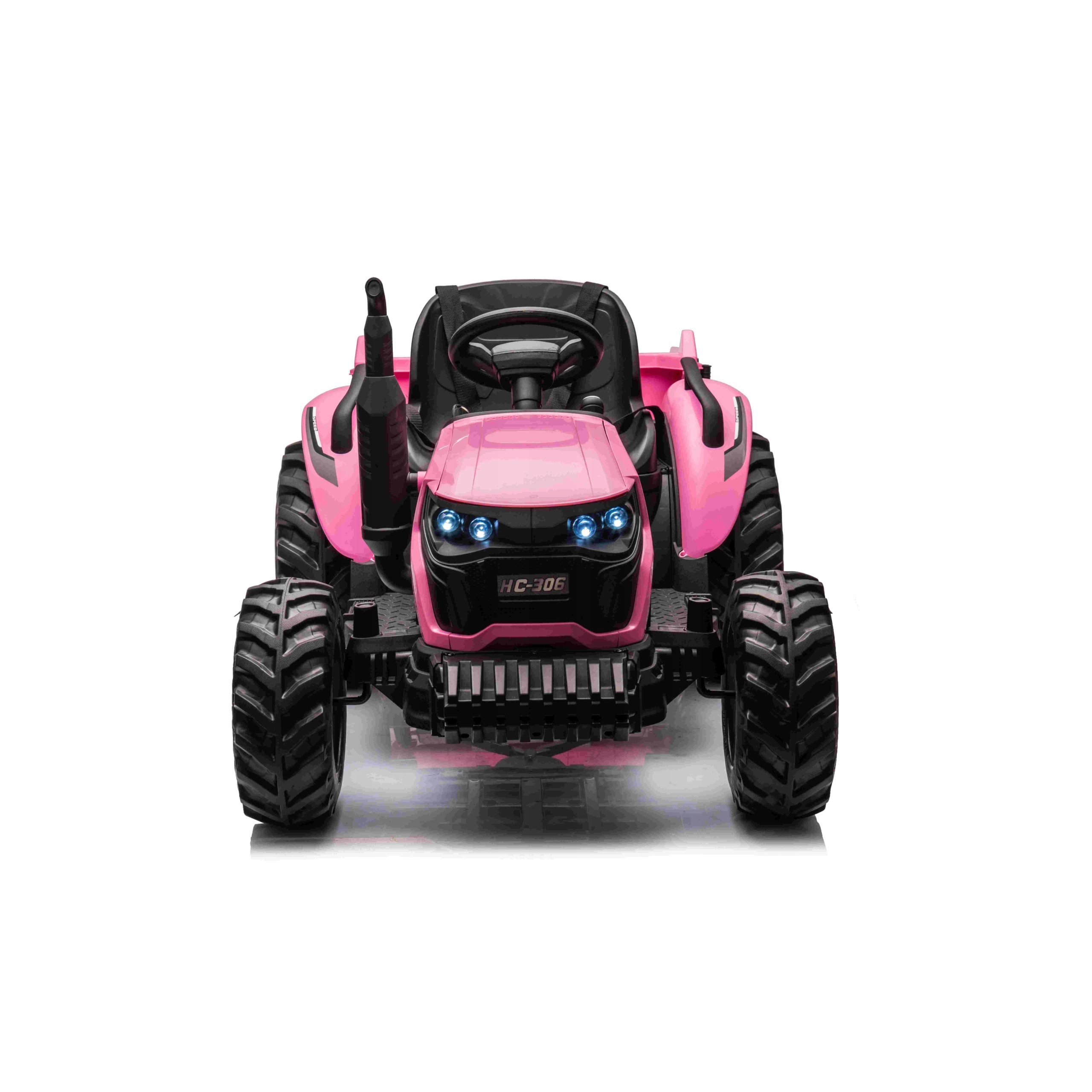 Pojazd Traktor Grow 1804 Różowy