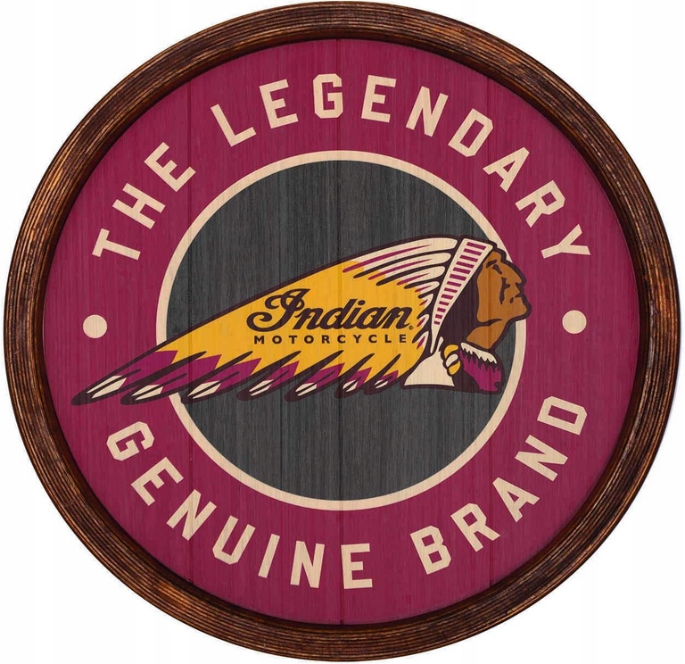 Drevené logo Indiánsky znak na stenu na zavesenie