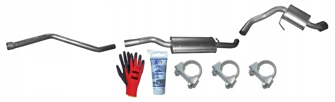 Bmw 1 E81 E87 116d 118d 118d 2.0 D (2007-2012) sada trubka tlumiče výfuku bonus