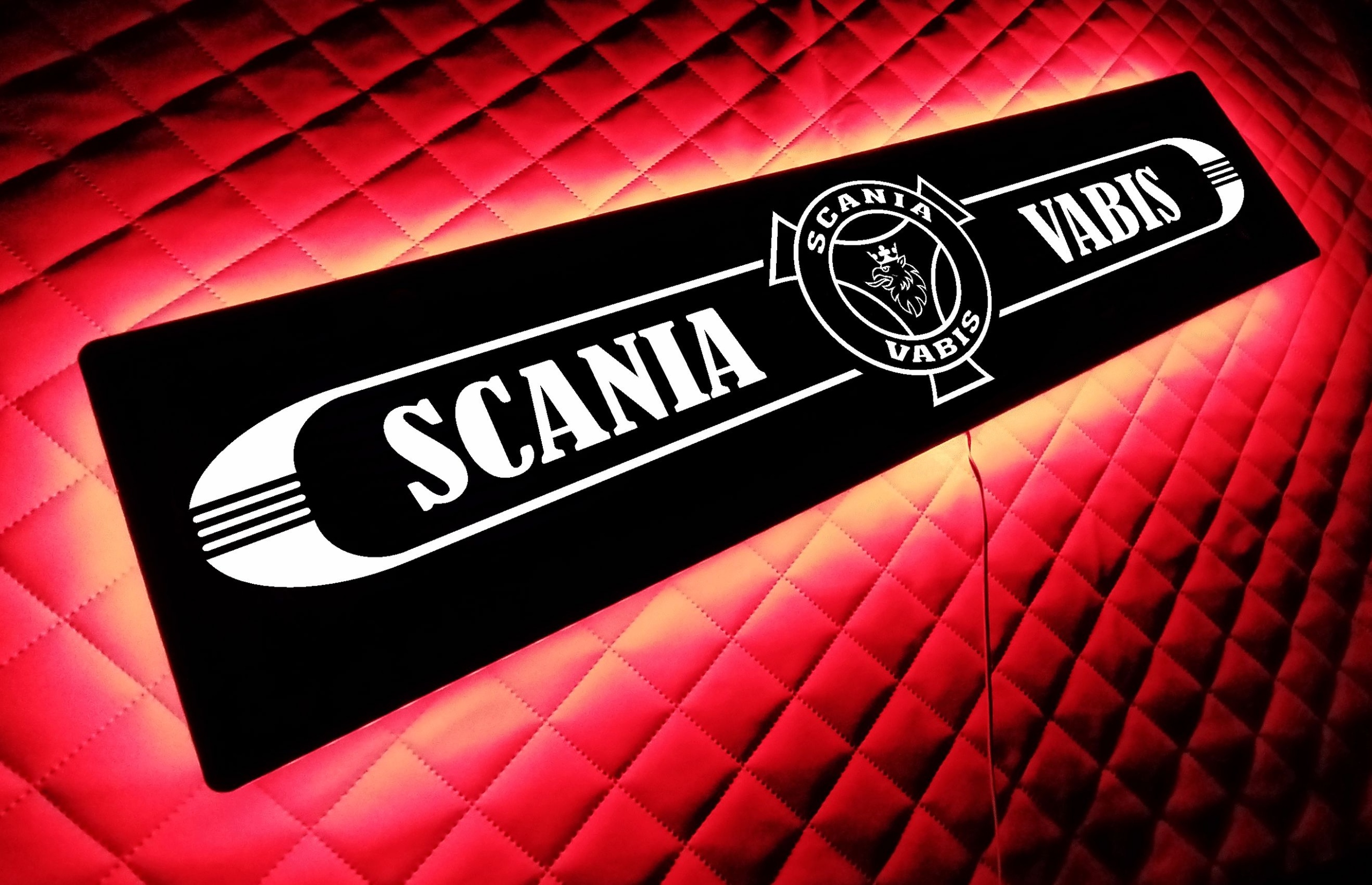 Tablica LED SCANIA VABIS3 tir bus 12/24v 100x25cm