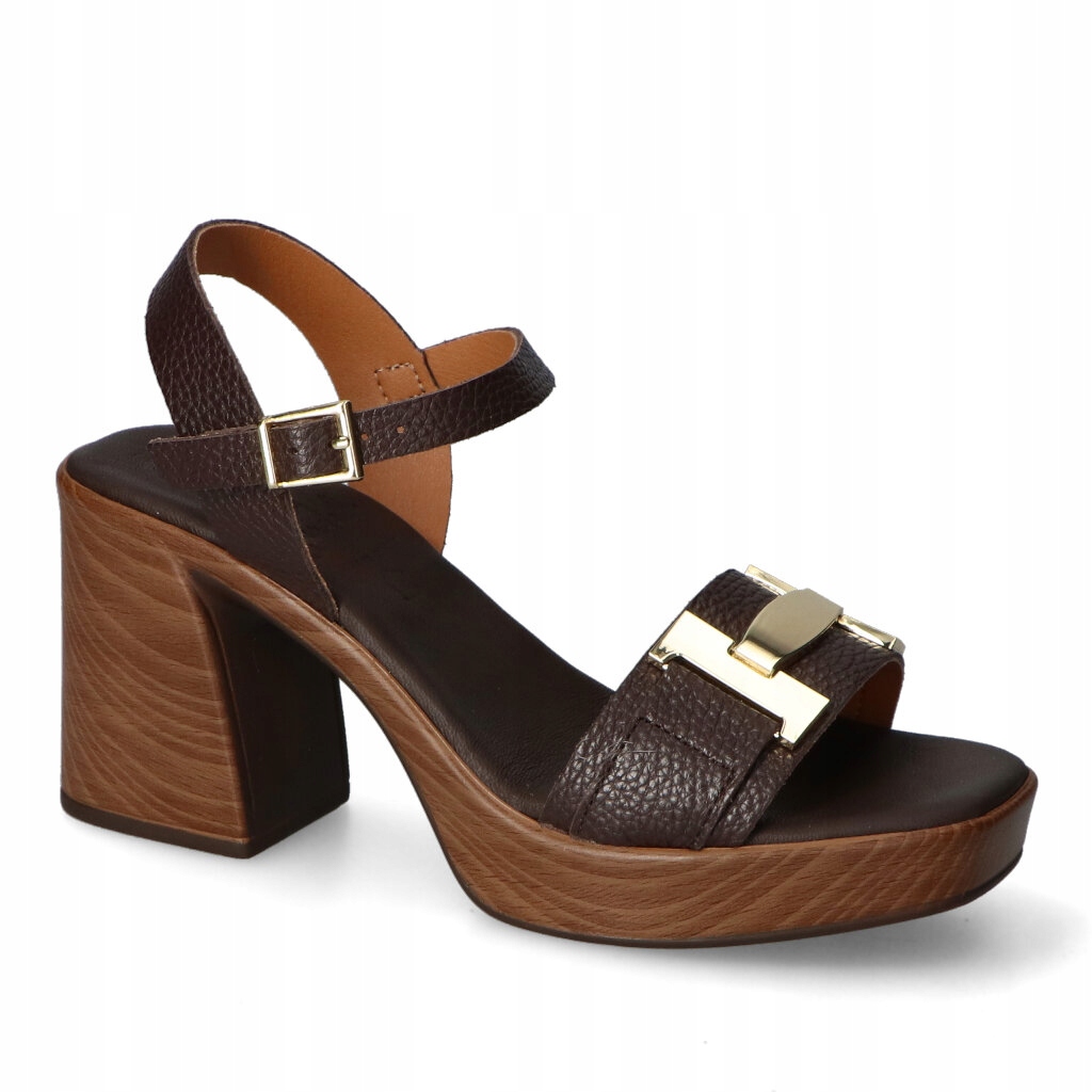 Sandály Oh my Sandals 5931/Marron Čokoládové lico 38