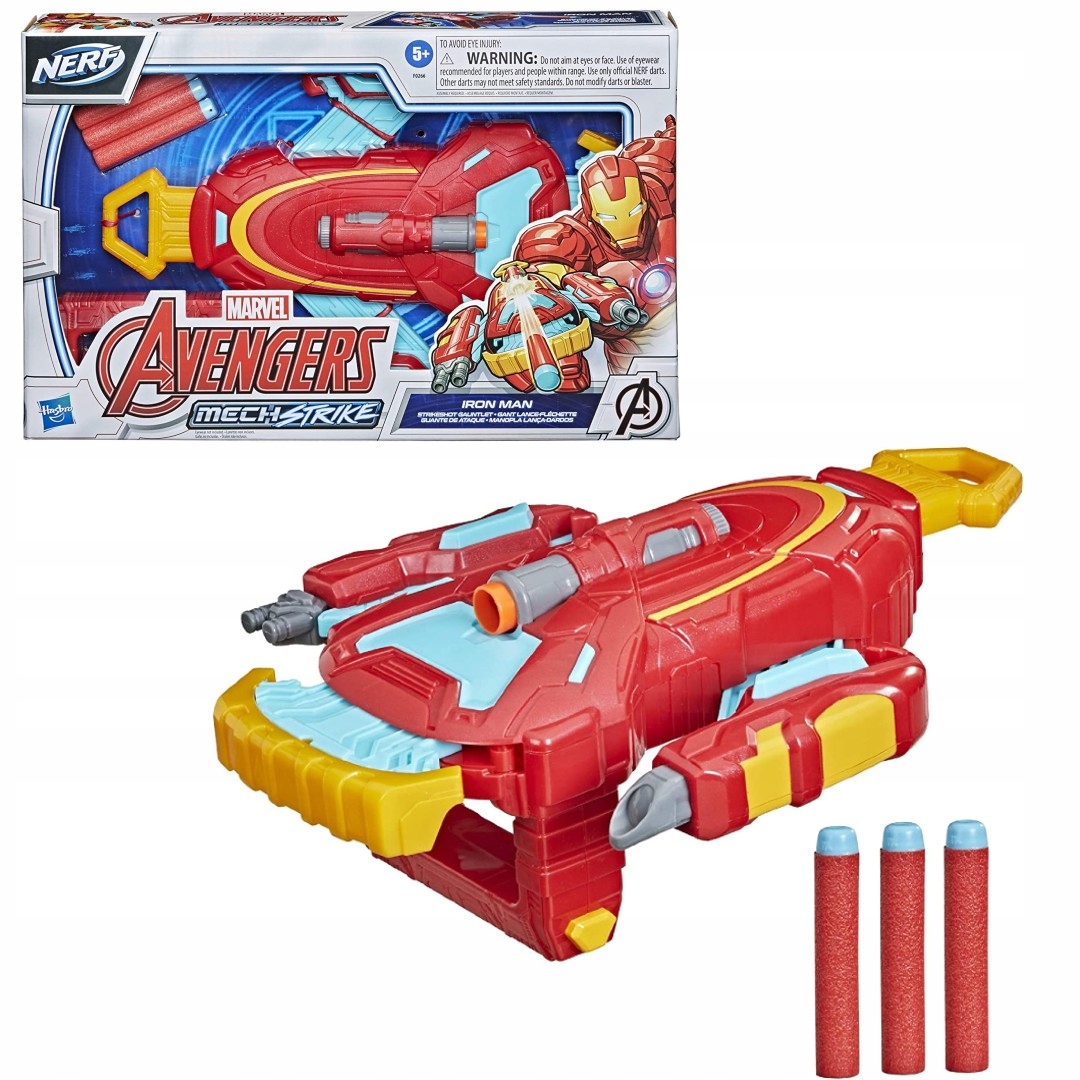 

Nerf Strzelająca Wyrzutnia Rękawica Iron Man
