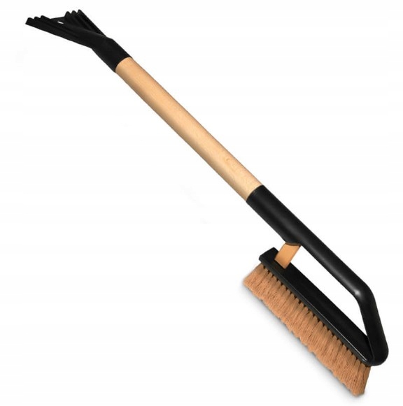 SZCZOTKA-SKROBACZKA ZMIOTKA Z DREWNA DO SZYB ŚNIEGU DUŻA FUTURA NATURA 70cm