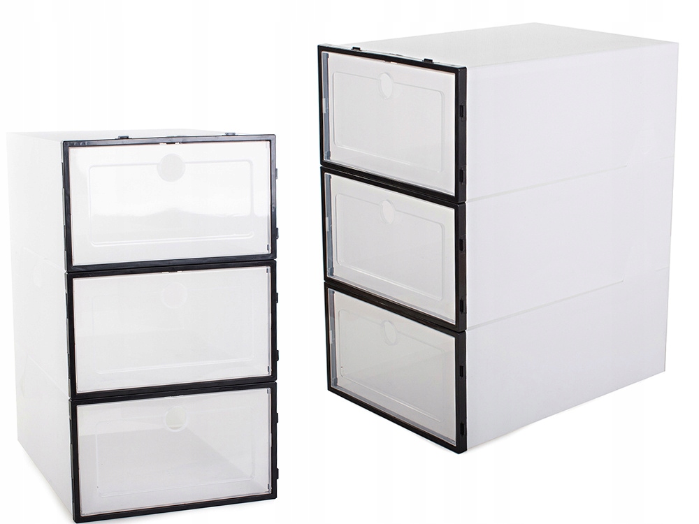 Pudełko pojemnik organizer na buty z klapą szafka Rodzaj pudełko