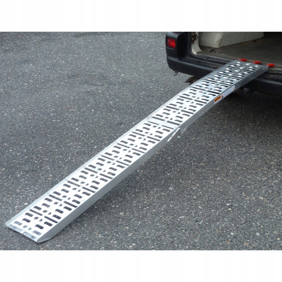 Rampa Załadunkowa Aluminiowa do 340 KG z Paskiem Najazd Podest