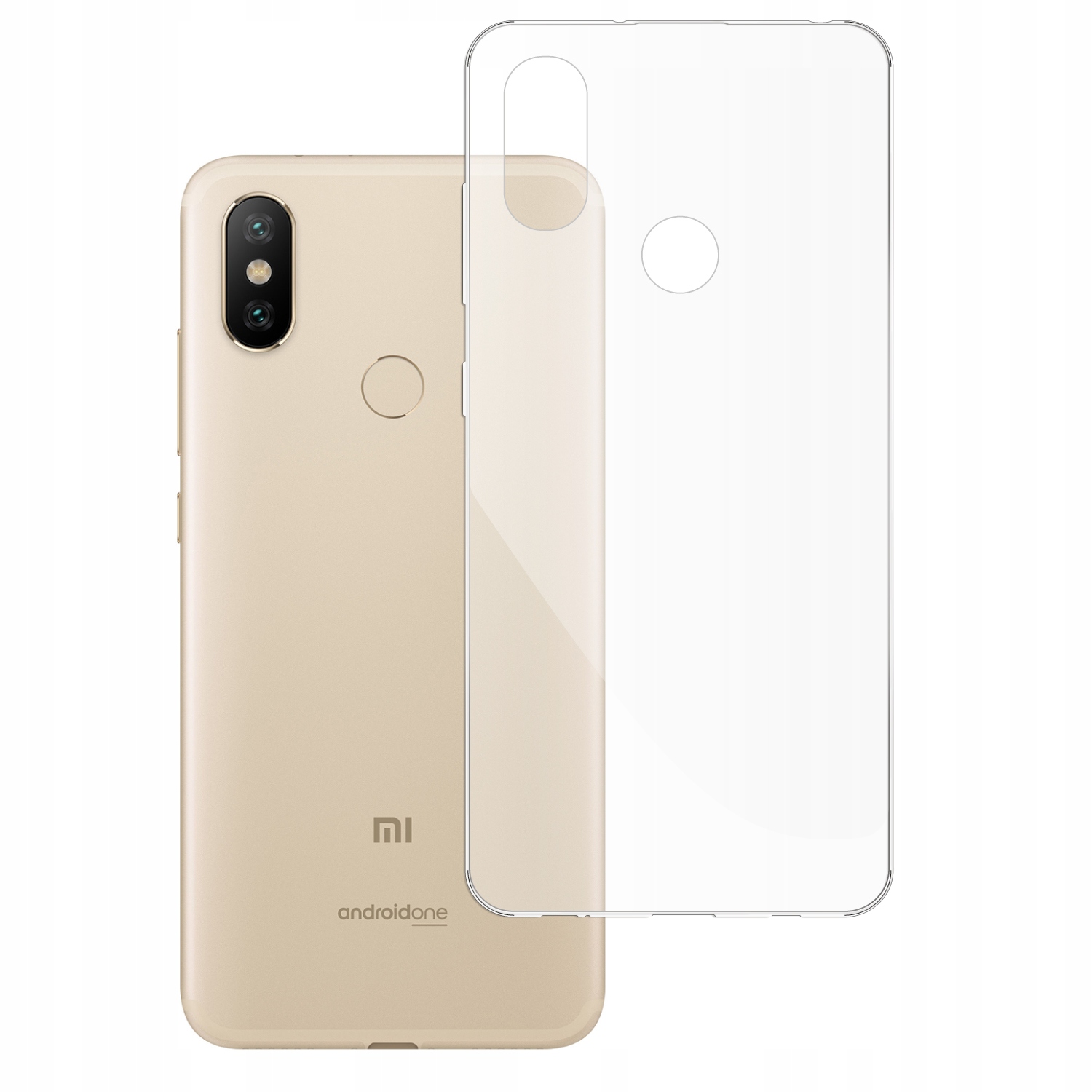 

Etui do Xiaomi MI A2 Lite gumowe Slim Clear View