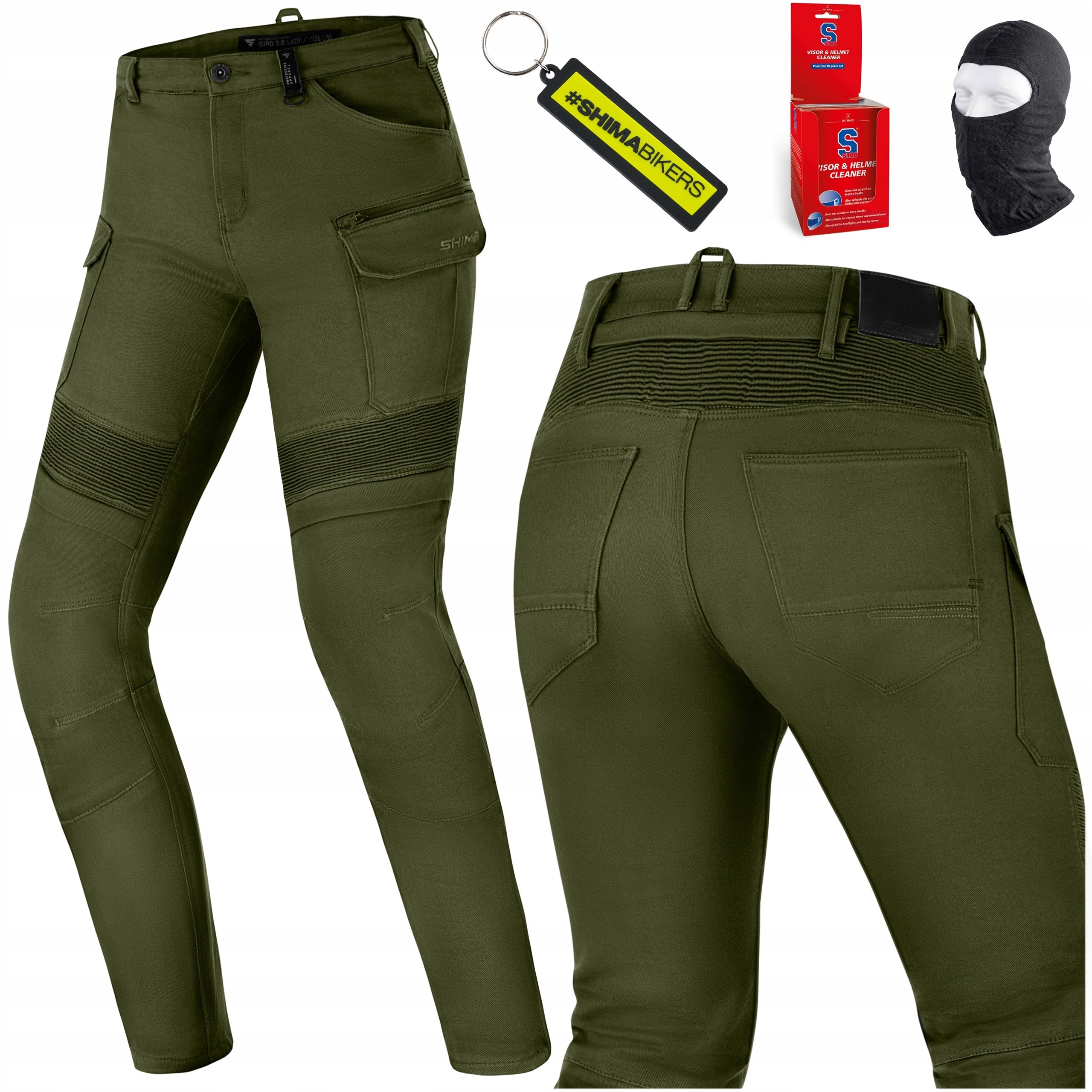 Dámske motocyklové nohavice Shima Giro 3.0 Lady khaki Aa TrioteX Darčeky