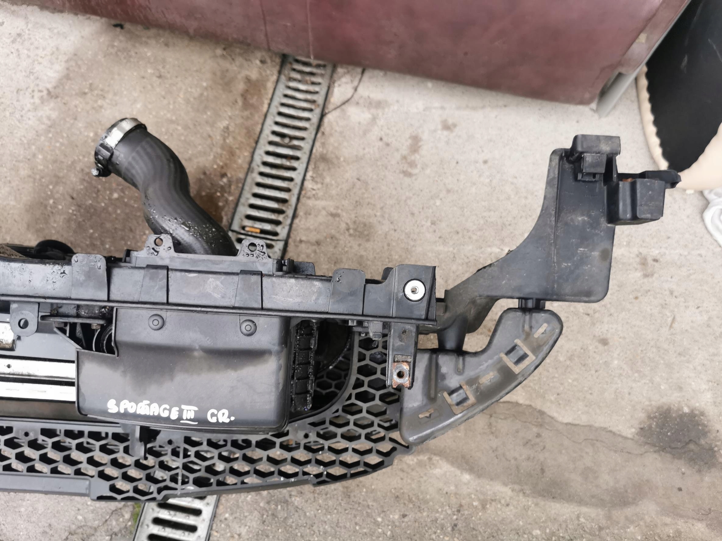 support panel for radiators complete KIA SPORTAGE III 1.7 CRDi
