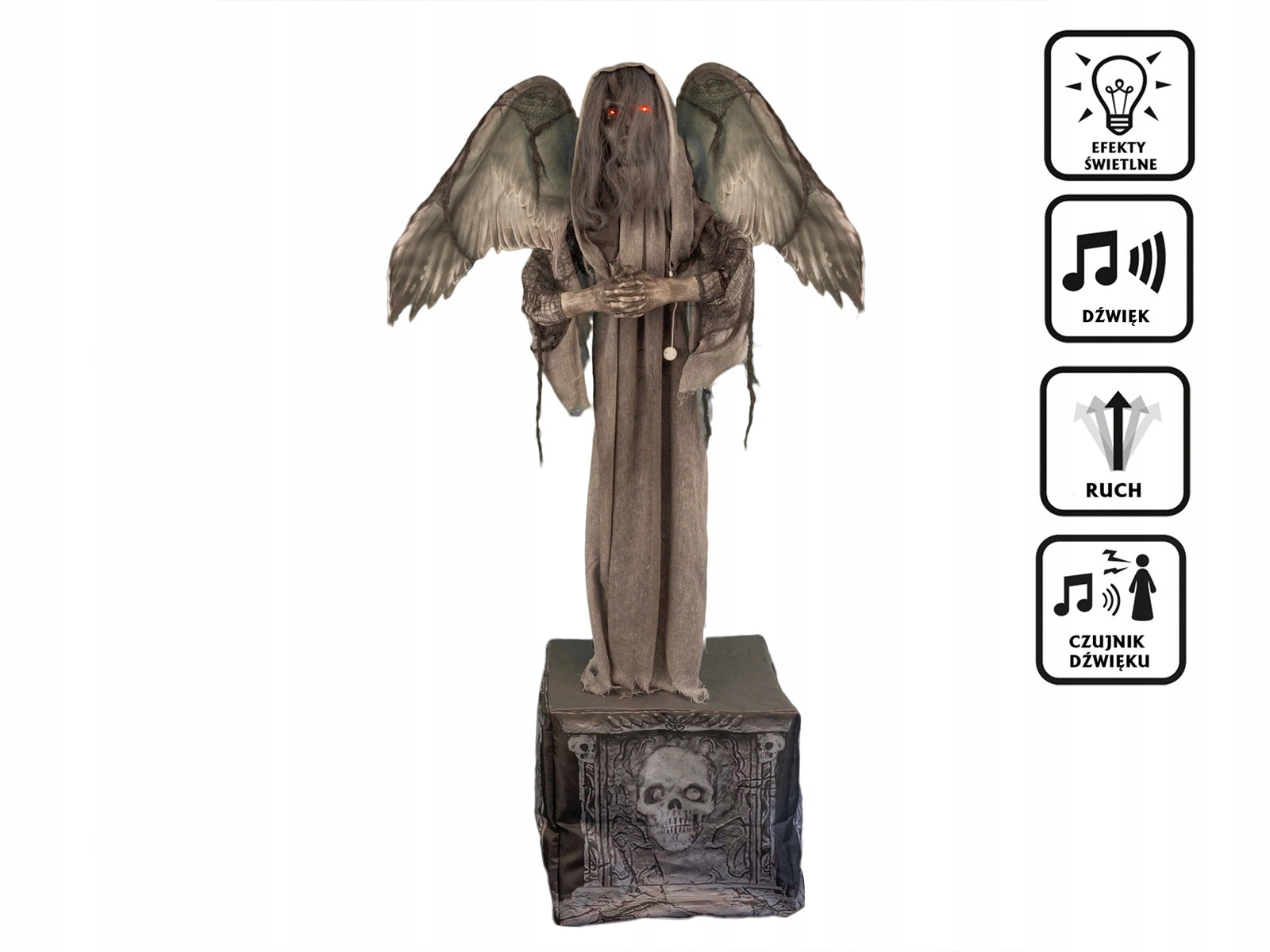 Nagrobek Demon Anioł Halloween