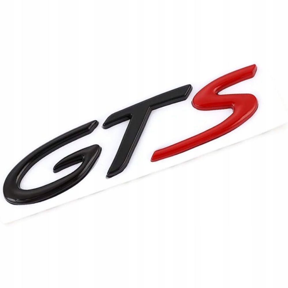 Tidemoo Kovová 3D nálepka Gts pre Porsche automobilový emblém