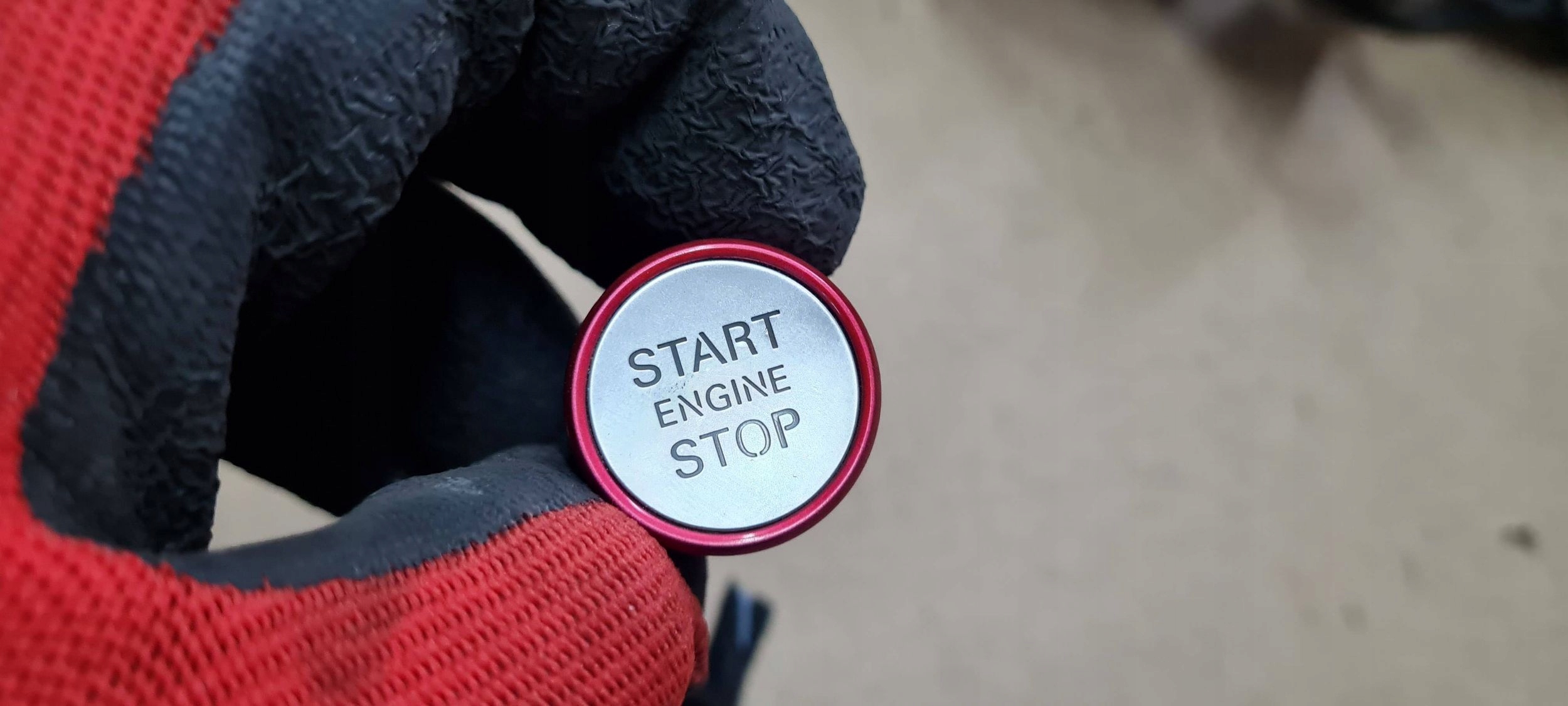 S6 C7 4G LIFT button START STOP red AUDI A7 S7 RS6 RS7 4G1905217D