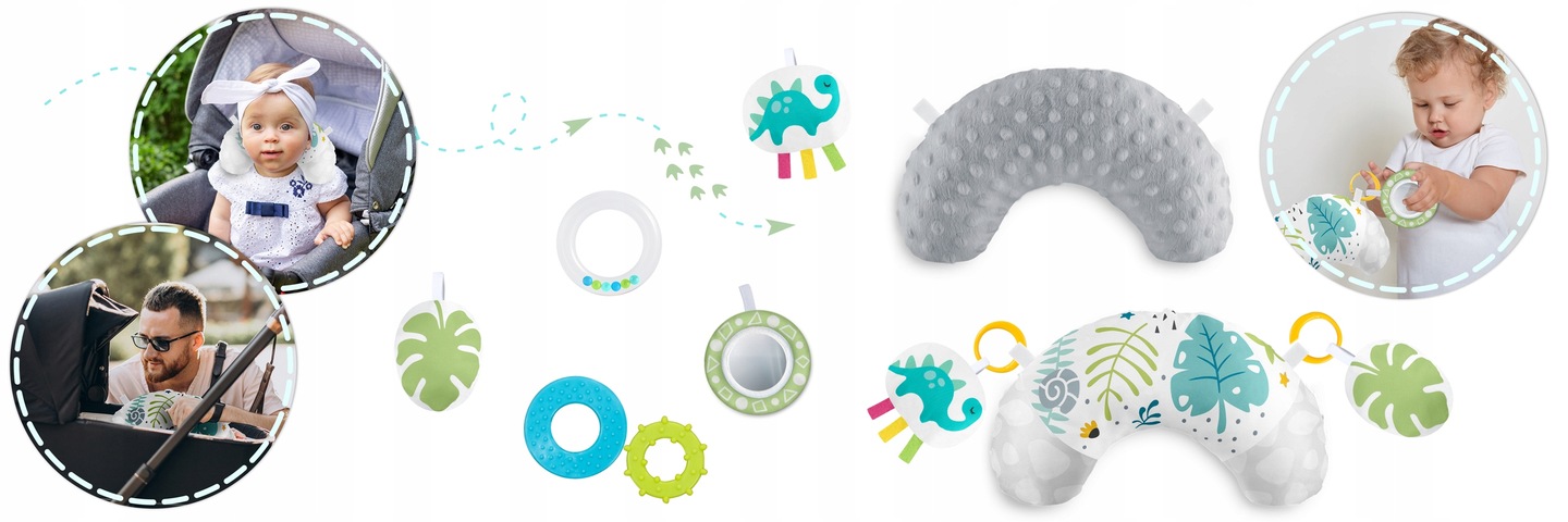 Інтерактивний навчальний килимок 110 х 100 см Nessi Ricokids бренд RicoKids