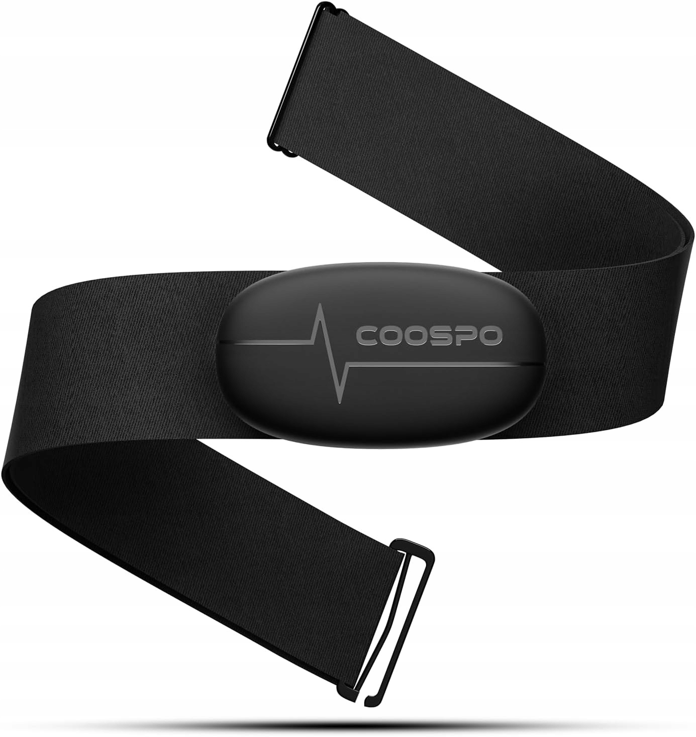 Pasek Na Klatkę Piersiową Hrm Bluetooth Monitor Tętna Sport IP67 Czarny