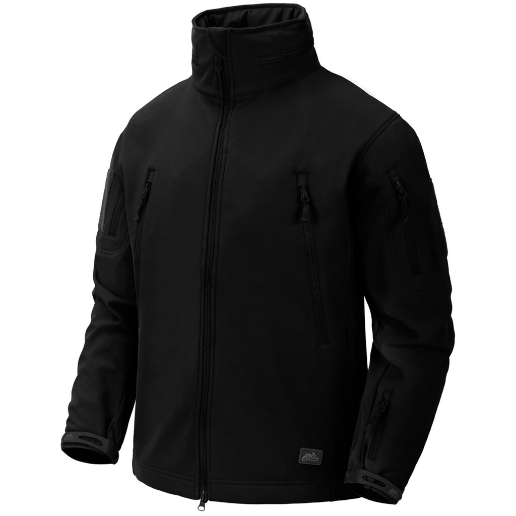Pánská voděodolná bunda Helikon Gunfighter Softshell černá, velikost S