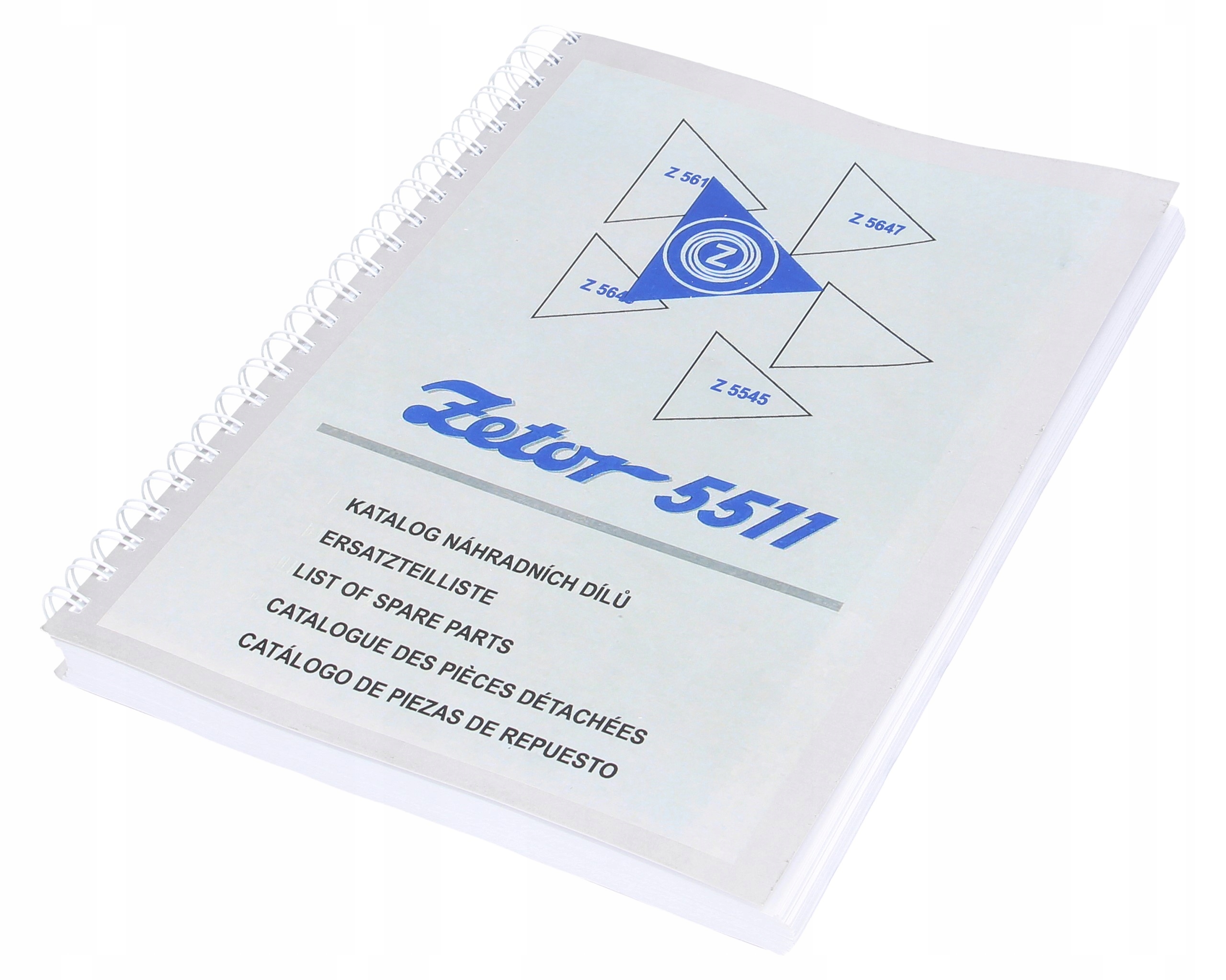 katalog náhradních dílů Zetor 5511, 5611, 5647