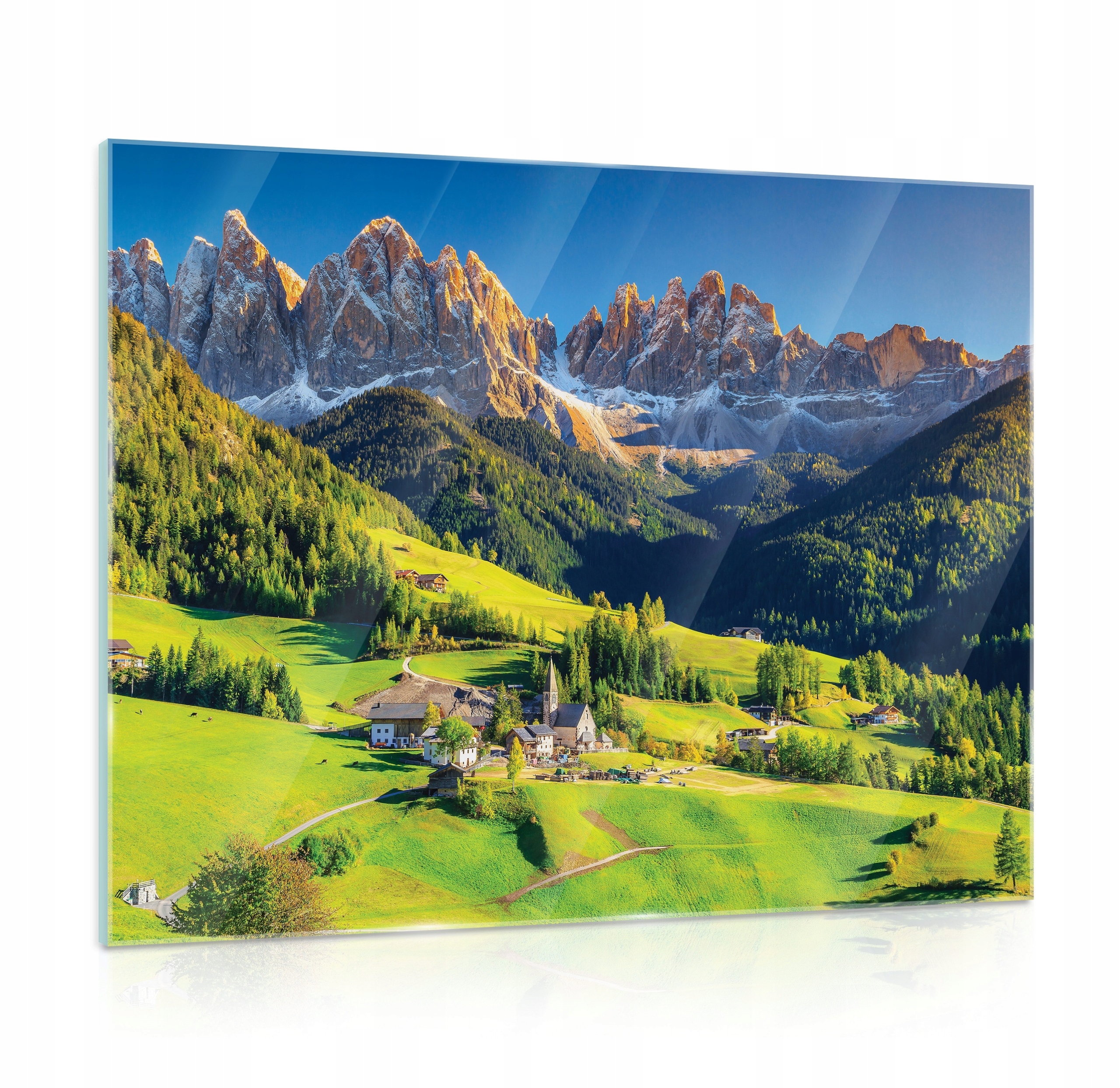 Sklenený obraz na skle Krajina do kuchyne 80x60