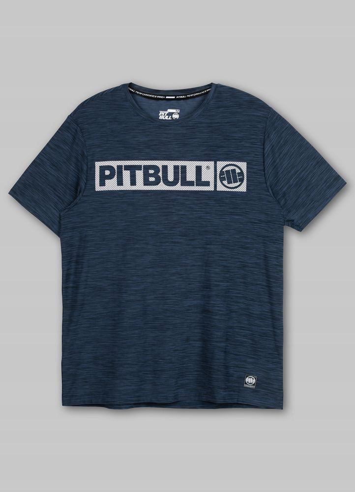 Pitbull West Coast T-shirt Koszulka Męska Casual Sport Hilltop Niebieska S