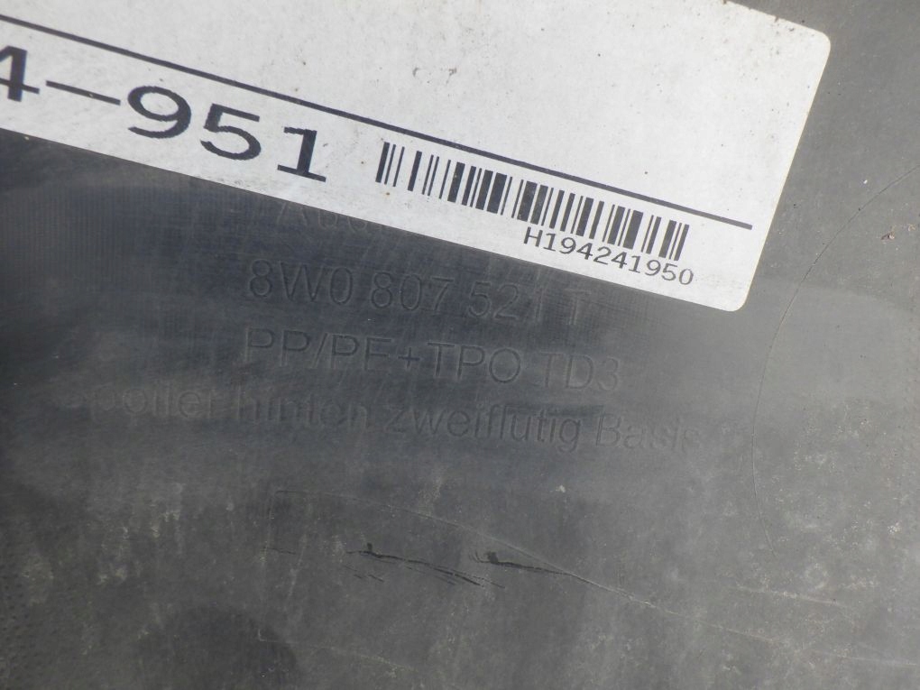 AUDI A4 B9 KOMBI 8W9 LIFT 19- spoiler bumper rear