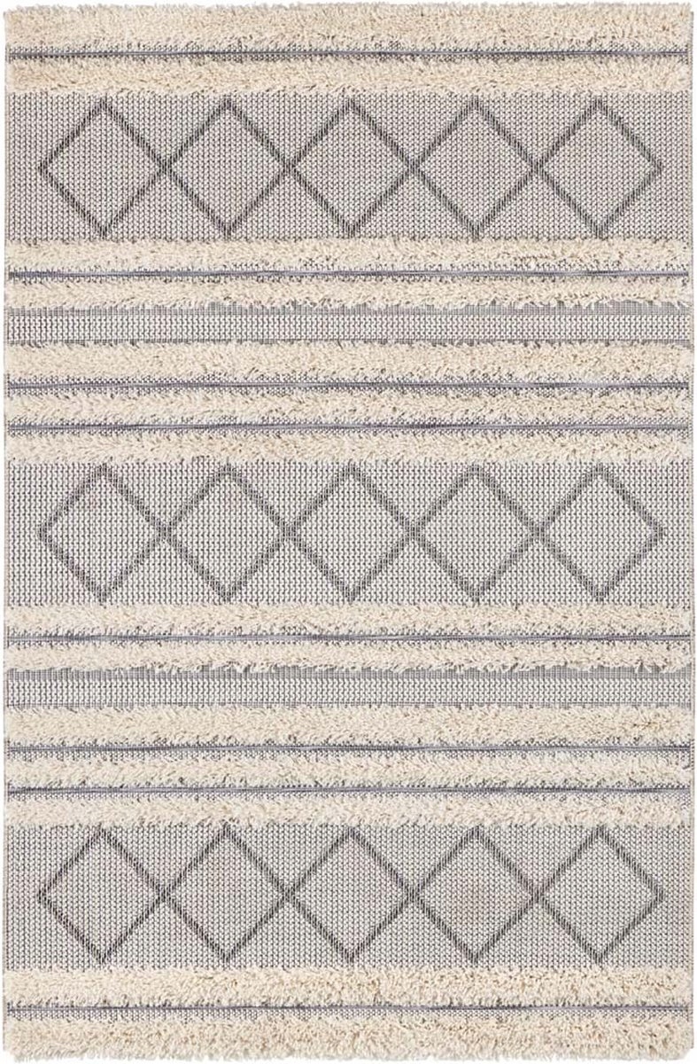 Krémový koberec typu sisal, plocho tkaný na vonkajšiu vnútornú terasu 120x170