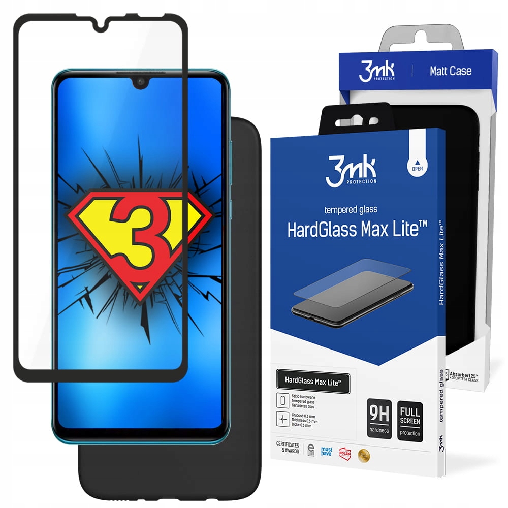 

Etui Matt Case + Szkło 3mk do Huawei P30 Lite