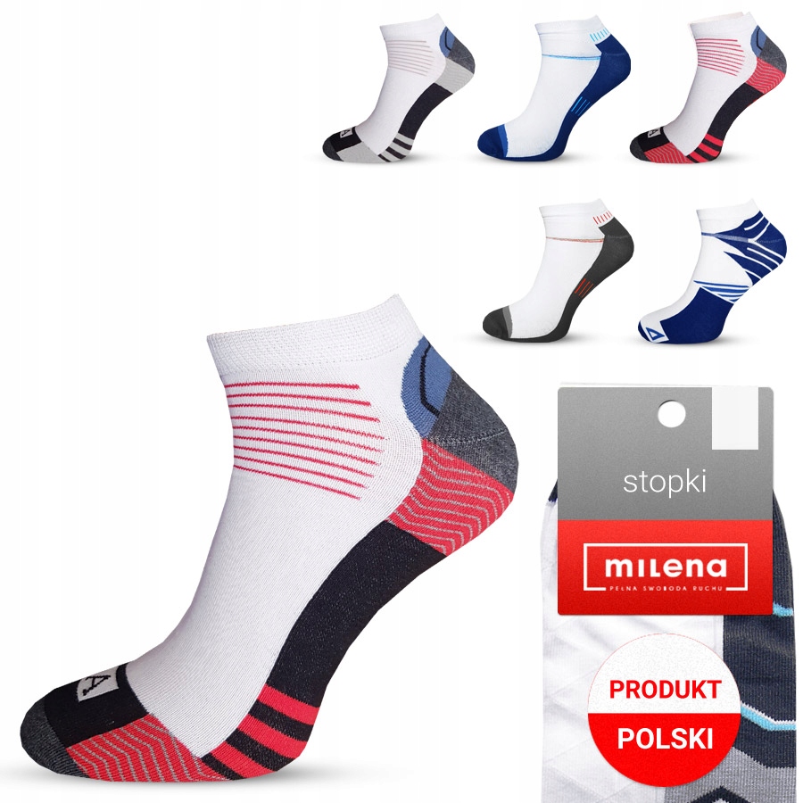 

Skarpety sportowe Milena stopki *44-46