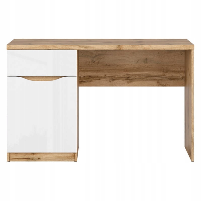 Biurko Nuis Biały / Jasny dąb