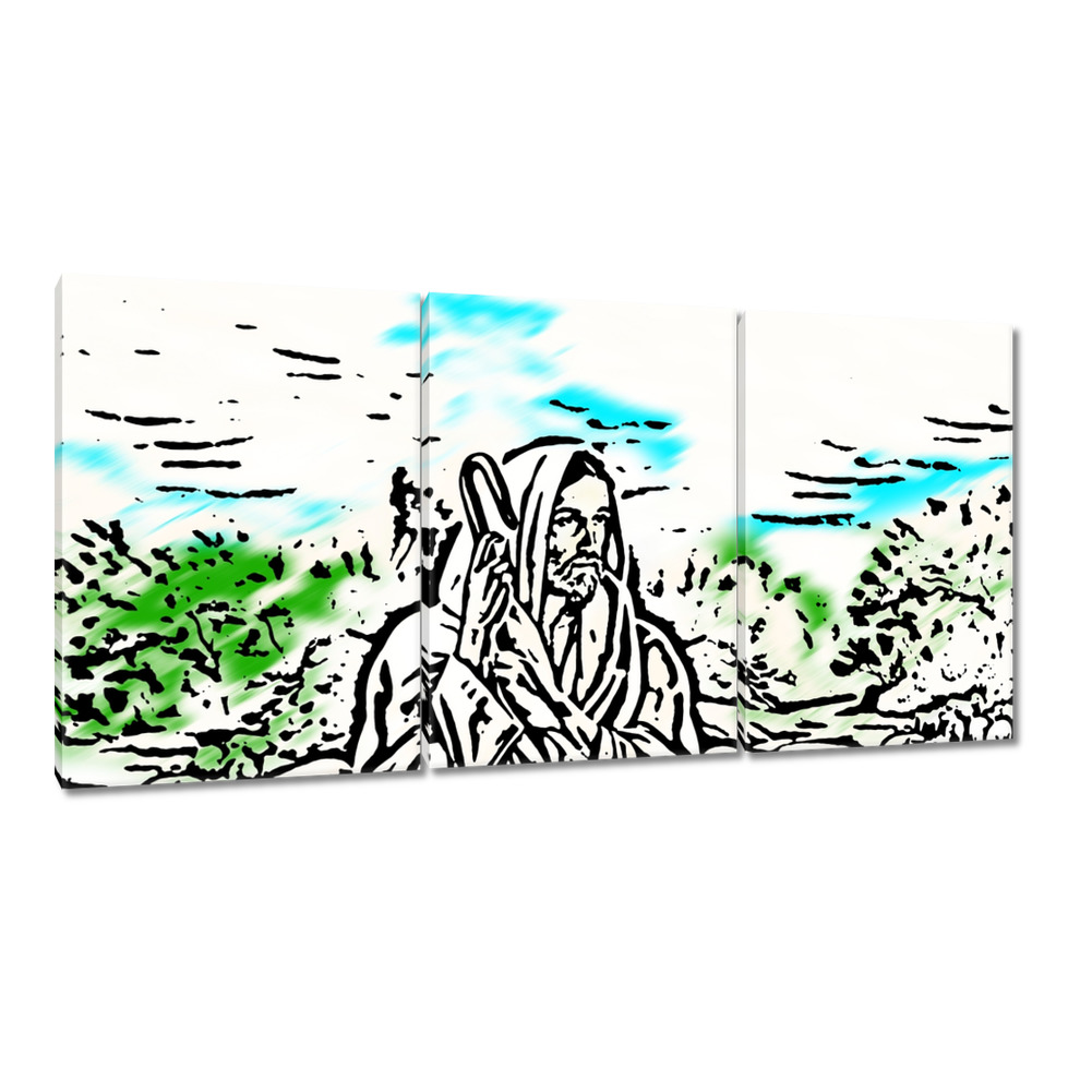 

Obrazy 120x60 Dobry Pasterz Owieczki