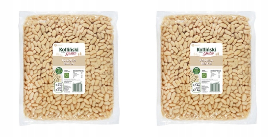 Levně 2x 2500g Kotlinský Gastro Fazole bílá
