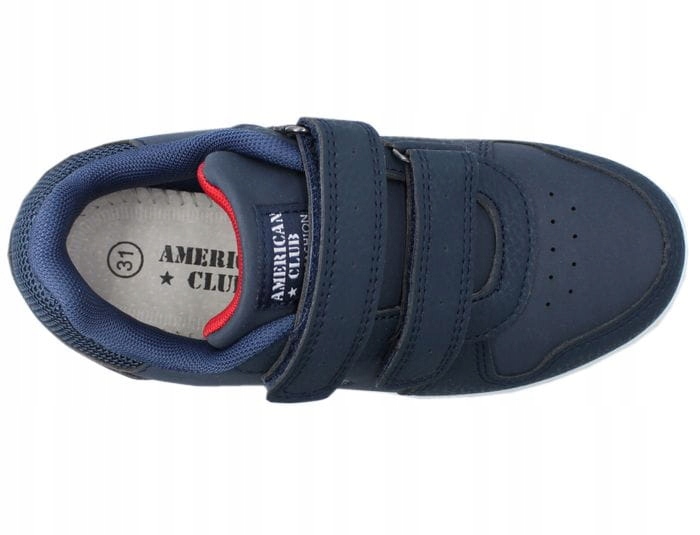 AMERICAN CLUB półbuty HA48 sneakersy trzewiki - 31 Kolor niebieski