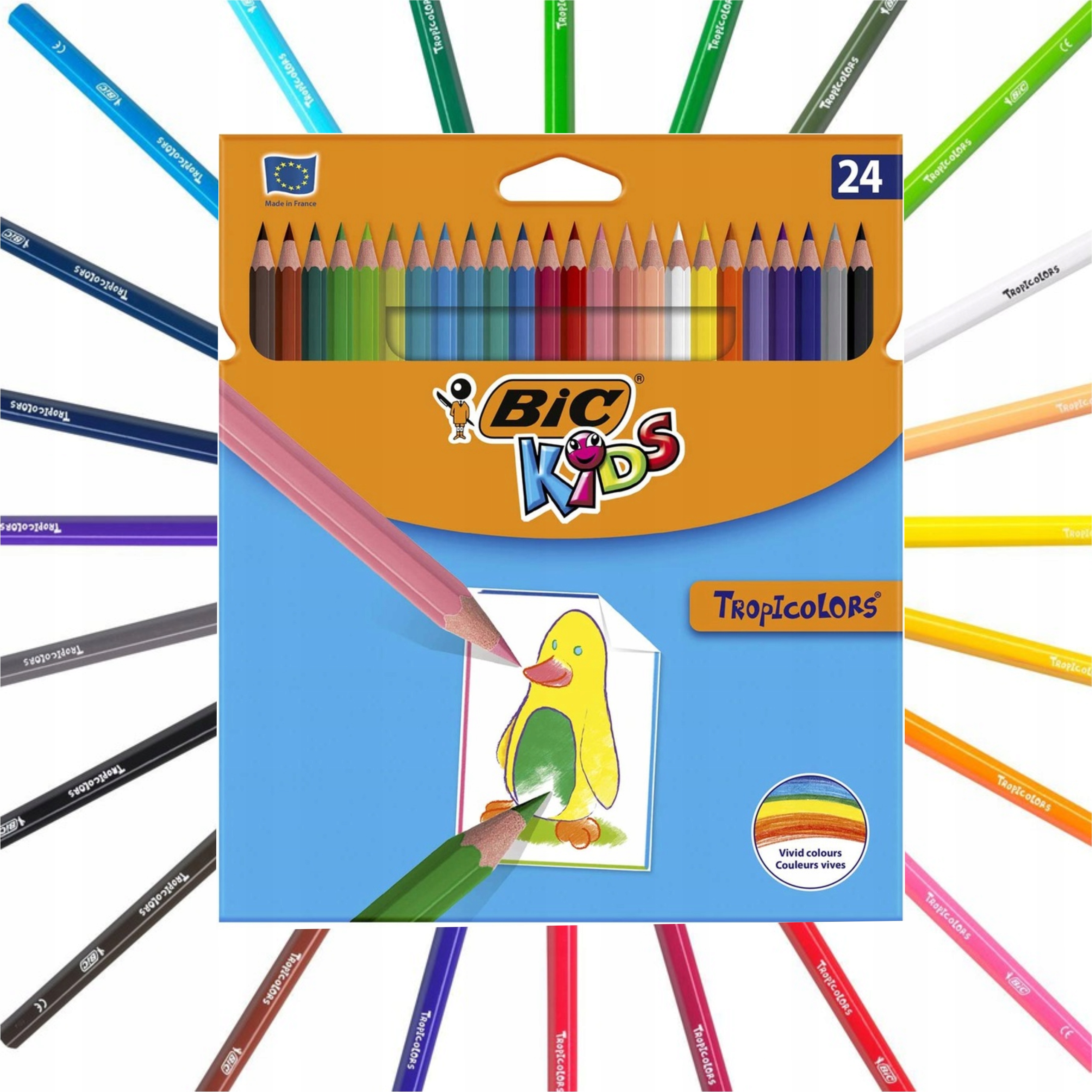 

Kredki ołówkowe Bic Kids Tropicolors2 24