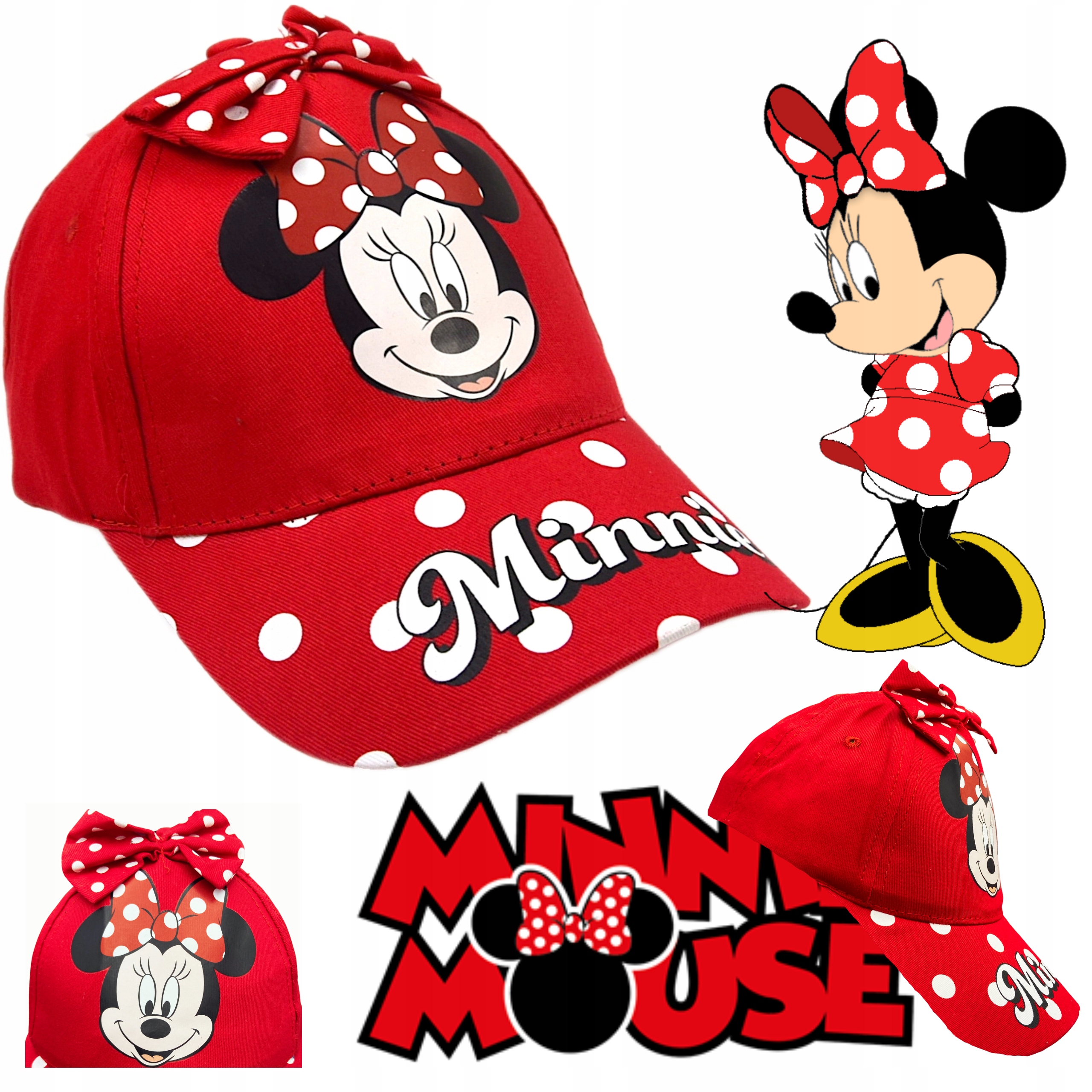 

Czapka Z Daszkiem dla dziewczynki Minnie 54 cm