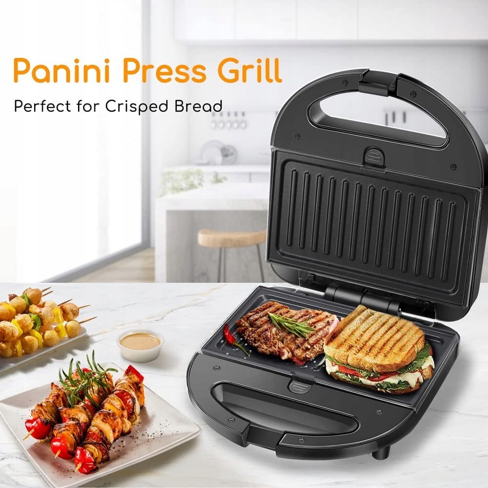 SOKANY Urządzenie 6w1 750W Opiekacz Gofrownica Grill Donut Maker — miniatura 7
