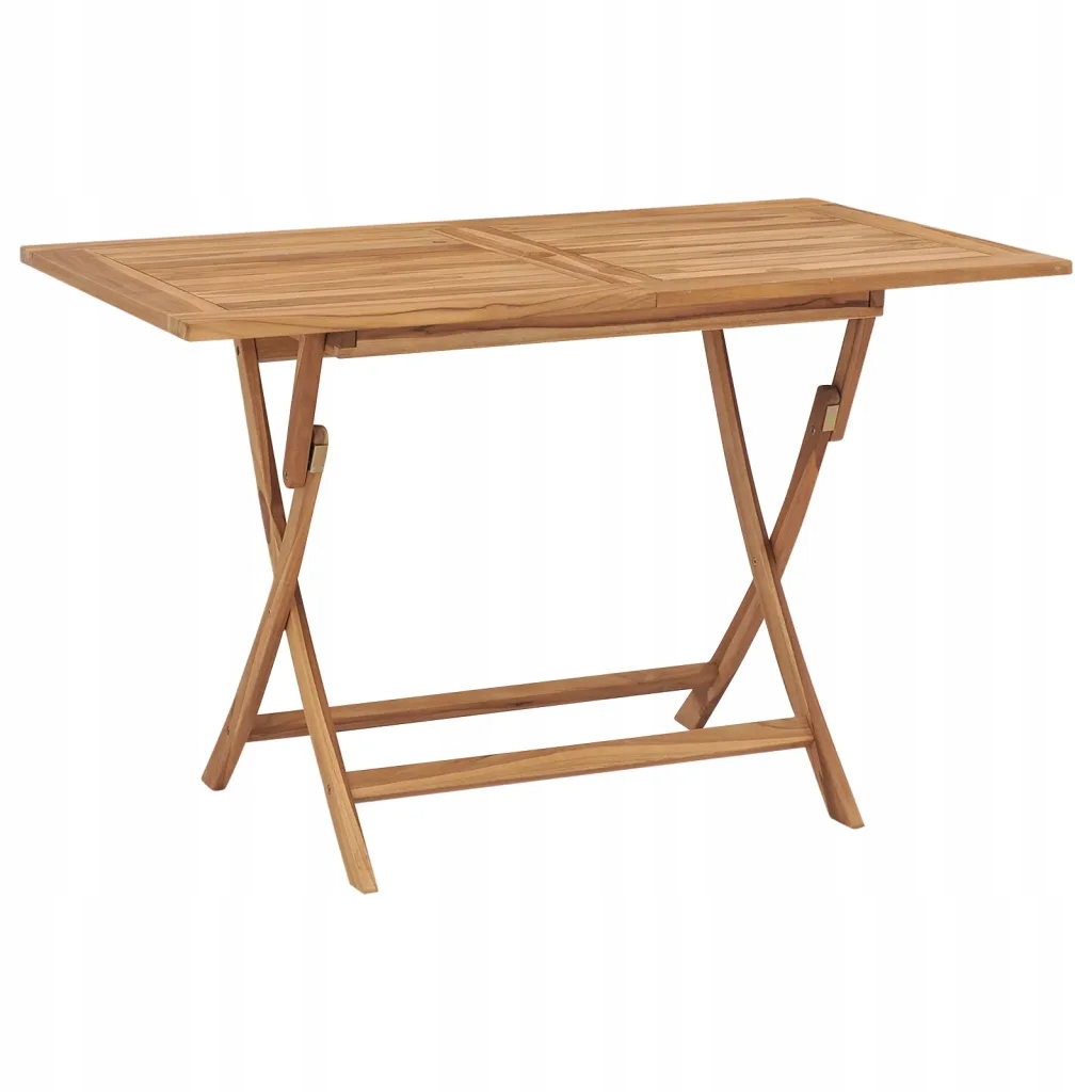 vidaXL Skládací zahradní stůl 120 x 70 x 75 cm masivní teakové dřevo