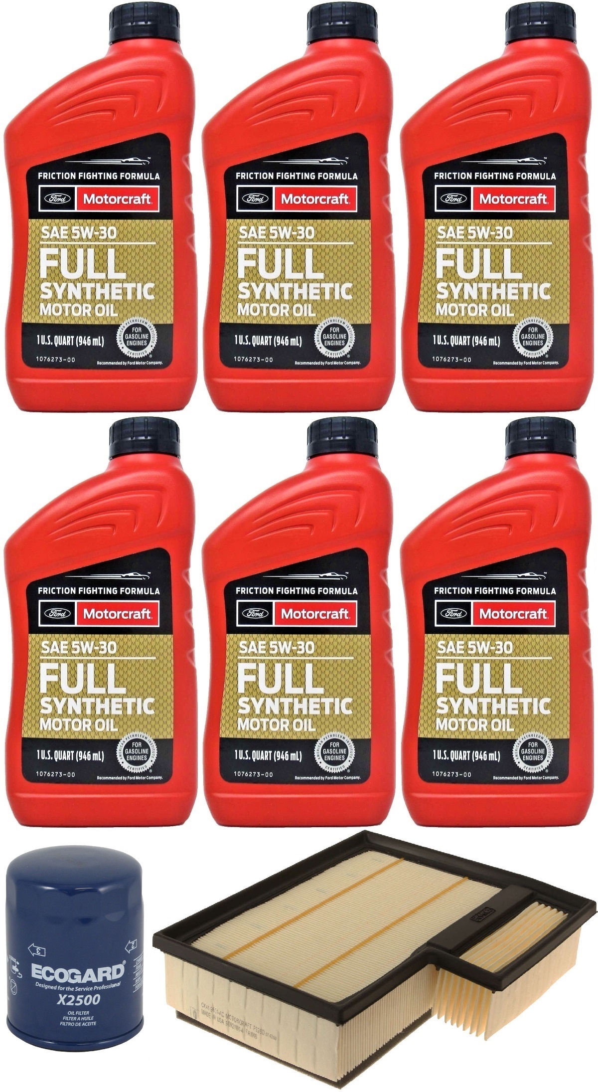 MOTORCRAFT 5W30 + FILTRY FORD TRANSIT 3,5 15-19