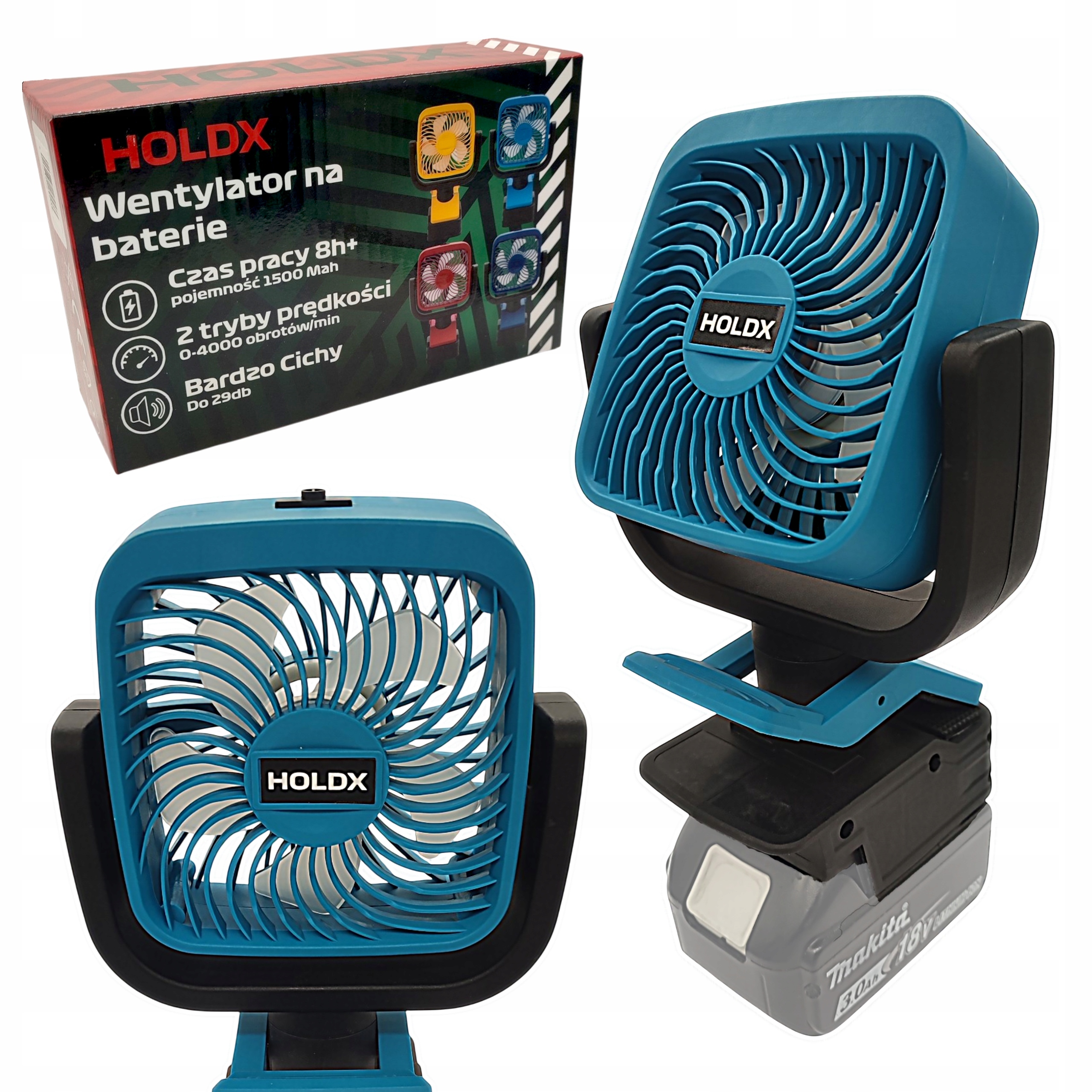 Přenosný Ventilátorakumulátorový Pracovní Ventilátor Na Baterie Makita