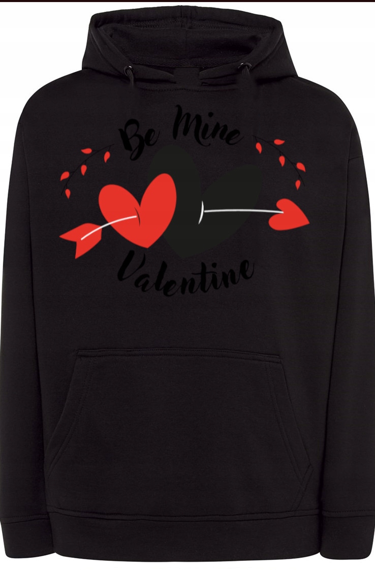 Valentýnská Mikina s kapucí Módní Dárek r.XL