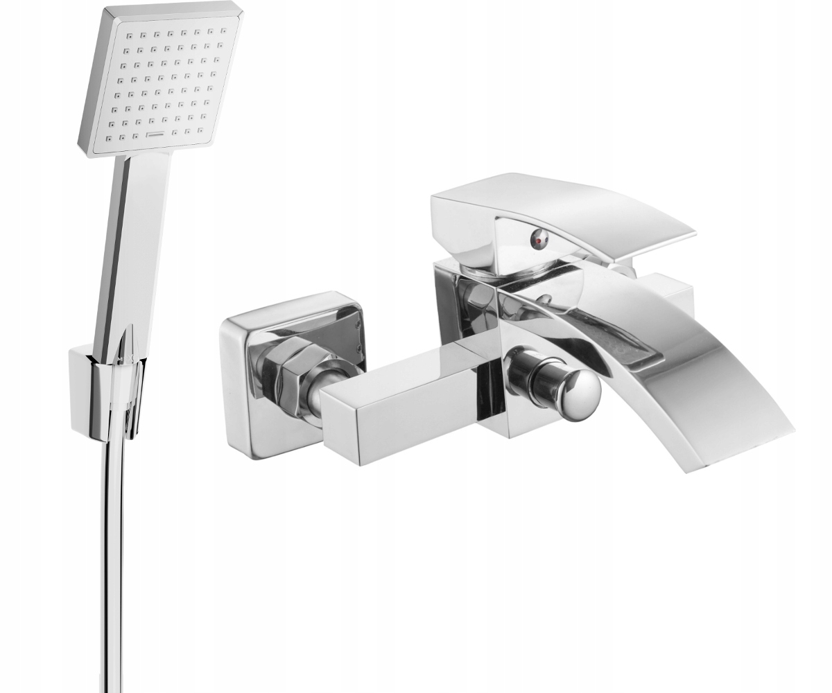 Mexen Libra R45 chrómová vaňová batéria so sprchovacím setom