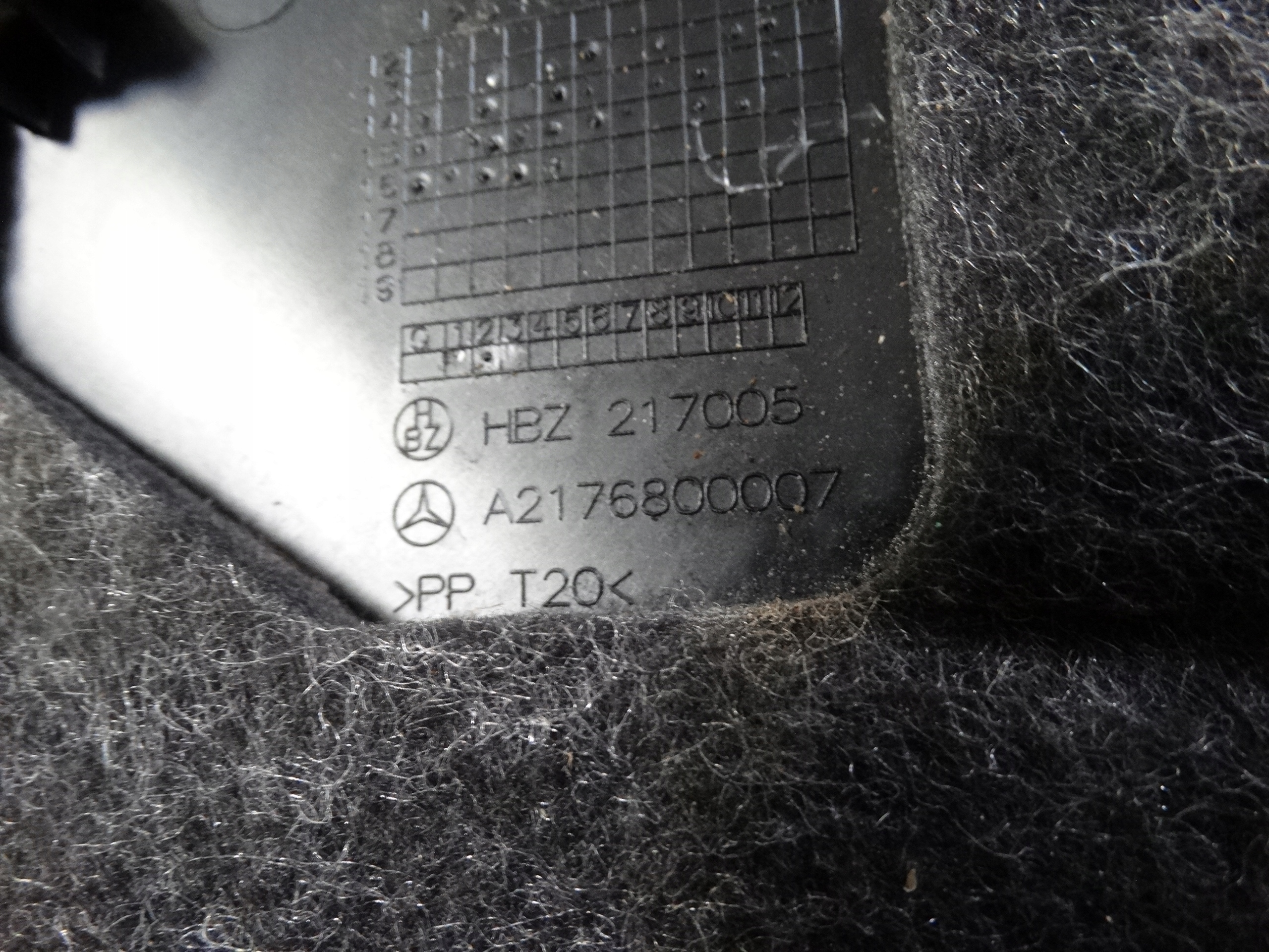 cover consoles left and right MERCEDES W217 1