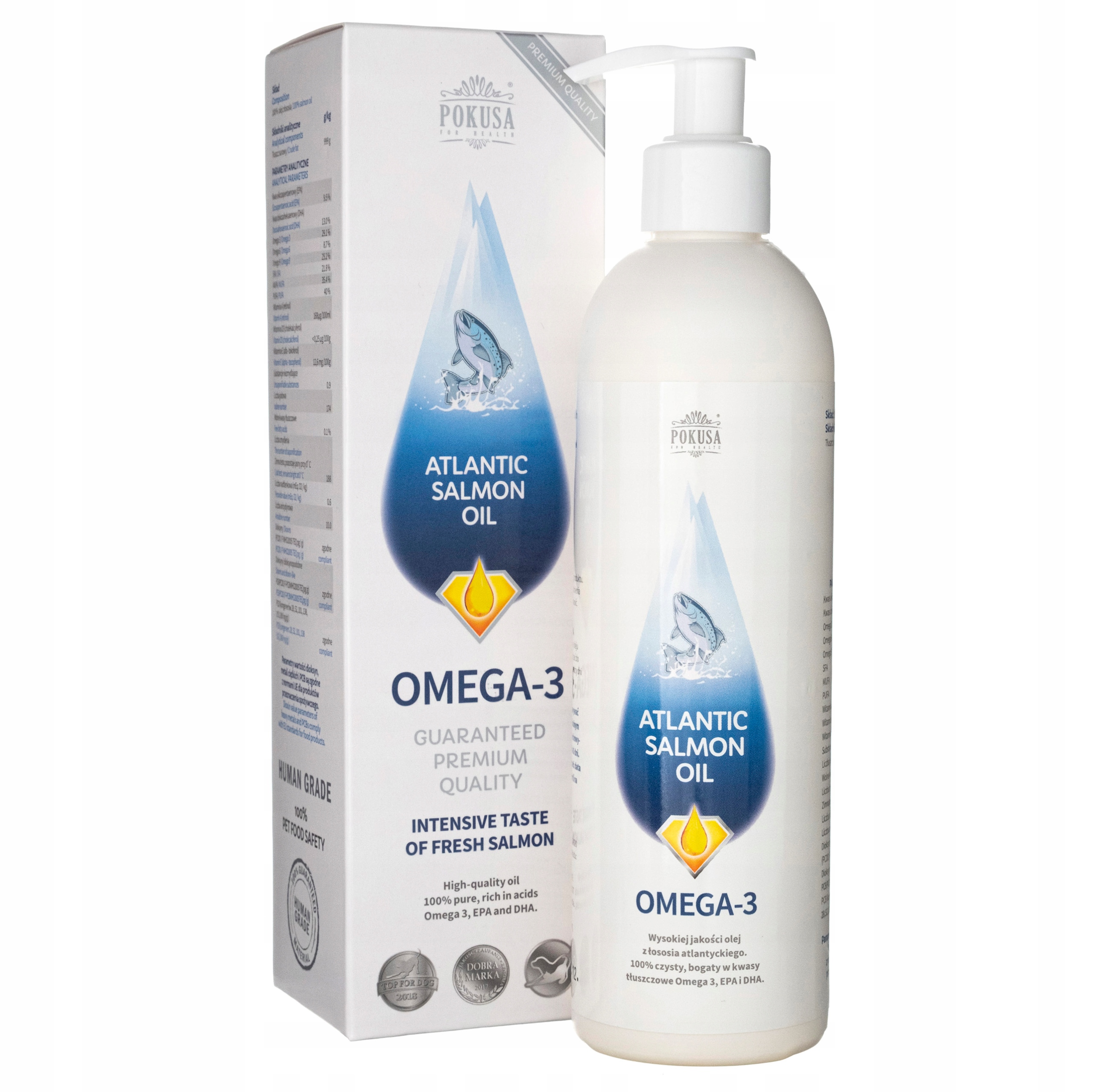 Levně Pokusa Olej z lososa atlantského Zdravá srst