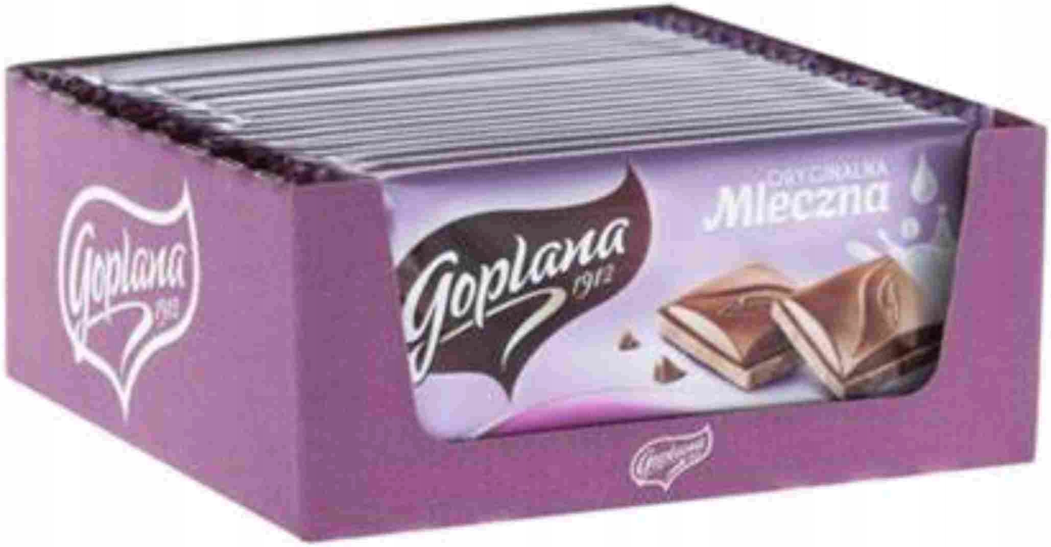 (x20) Goplana Czekolada 90g Mleczna