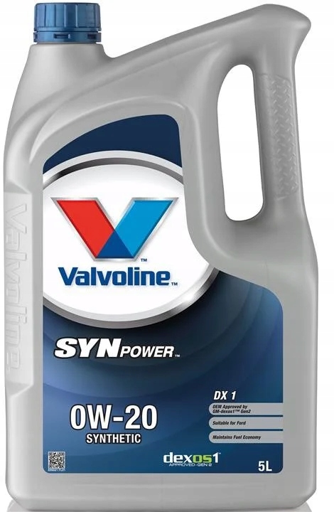 Olej Silnikowy Valvoline Synpower DX1 0w20 5L