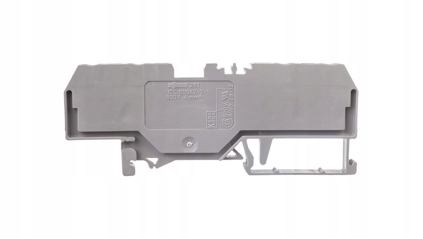 WAGO Złaczka szynowa 4mm2 niebieska 281-654