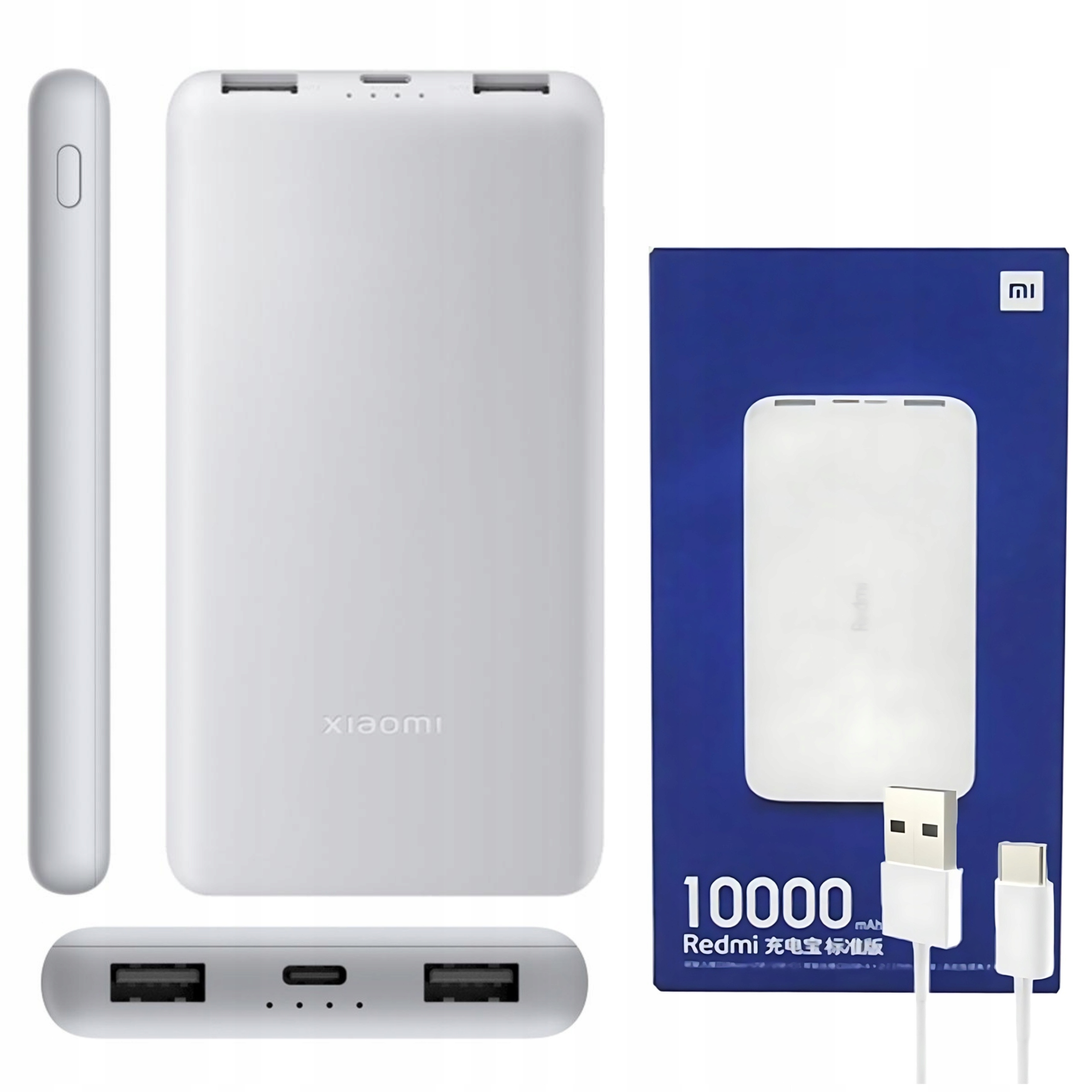 Powerbank 10000mAh Xiaomi 10W Redmi Pojemny Poręczny Szybkie Ładowanie